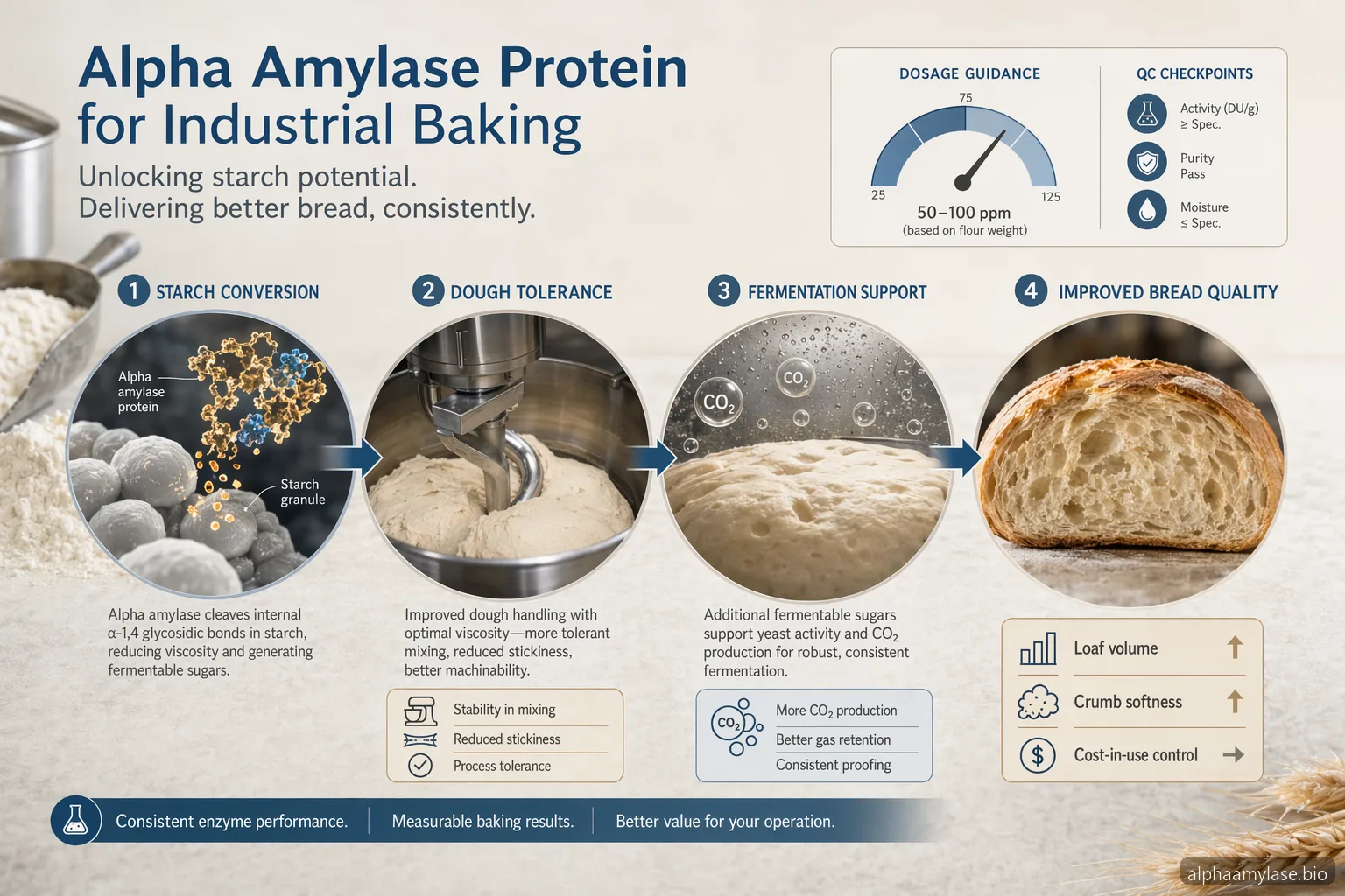 Alpha Amylase Protein for Industrial Baking — at-a-glance summary